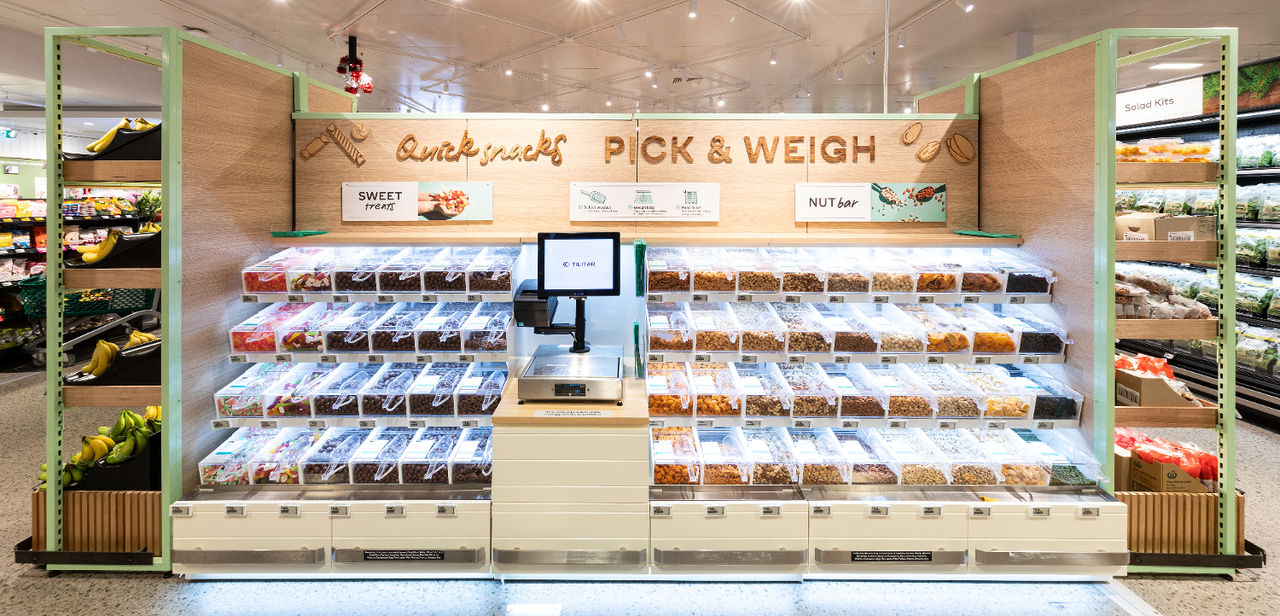 Image of Pick n Mix station at Balmain Metro